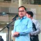 SAMBUTAN. Wakil Menteri Dalam Negeri (Wamendagri), Bima Arya Sugiarto, saat melangsungkan konferensi pers bersama awak media. (Dwi Rahmawati/detikcom/Linkking.id)