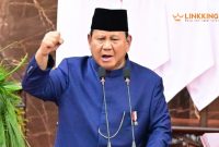 SAMBUTAN. Potret pidato Presiden Prabowo Subianto dalam sebuah kesempatan di instansi negara beberapa waktu lalu. (doc.sekretariatnegara/Linkking.id)