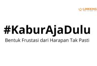ILUSTRASI. Baru-baru ini viral hastag atau tagar KaburAjaDulu di media sosial. (doc.Kilasberitaid/Linkking.id)