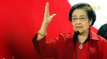 PROFIL. Potret Ketua Umum PDI Perjuangan, Megawati Soekarnoputri, yang saat tengah menari kundur para kader partai agar tidak mengikuti retret Prabowo. (doc.Gesuri/Linkking.id)