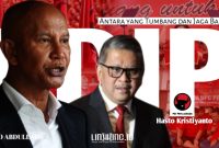 KOLASE. Potret Said Abdullah dan Hasto Kristiyanto, para elite PDIP yang kini sama-sama tengah menjaga marwah partai. (doc.Redaksi Linkking.id)