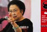 KOLASE. Instruksi Megawati dituangkan dalam surat bernomor 7294/IN/DPP/II/2025 yang diterbitkan pada Kamis (20/2/2025). Arahan tersebut keluar tak lama setelah Hasto Kristiyanto ditahan KPK terkait kasus buron Harun Masiku. (doc. Redaksi Linkking.id)
