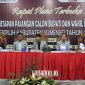 ACARA. Potret pelaksanaan Rapat Pleno Penetapan Pasangan Calon Bupati dan Wakil Bupati Terpilih 2024, di Aula KPU setempat, Kamis, 6 Februari 2025. (doc.Redaksi Linkking.id)