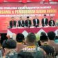 ACARA. Potret pembubaran badan adhoc oleh KPU dikemas dengan acara doa bersama yang bertempat di Gedung KORPRI Sumenep, Senin (27/1/2025). (doc.Redaksi Linkking.id)