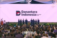 SEREMONI. Presiden Prabowo Subianto meresmikan BP Danantara didampingi oleh mantan Presiden Susilo Bambang Yudhoyono (SBY), Joko Widodo (Jokowi), serta berbagai pejabat negara dan perwakilan dari sektor ekonomi. (doc.Media Informasi Sekretariat Presiden/CNBC/Linkking.id)