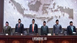PARIPURNA. Potret rapat paripurna pembahasan visi misi Bupati Achmad Fauzi Wongsojudo, di gedung DPRD Sumenep, Senin (3/2/2025). (doc.Redaksi Linkking.id)