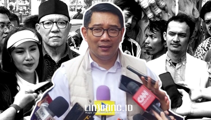 KOLASE. Potret Ridwan Kamil, saat diwawancara awak media semasih menjabat sebagai Gubernur Jawa Barat. (Dok. Voi/Linkking.id)
