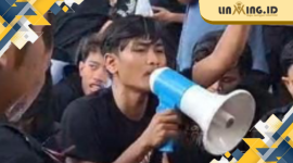 KRITIK: Potret Ketua BEM Sumenep, Moh. Syauqi. Dia  berkomentar dengan kritik terhadap PLN atas kasus kWh meter yang menimpa Jailani. (Dok. Redaksi)