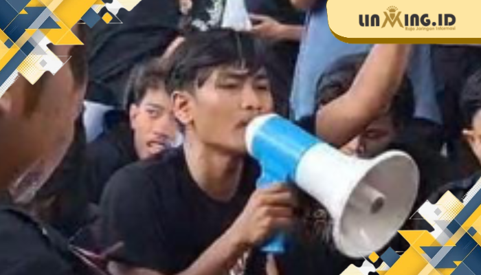 KRITIK: Potret Ketua BEM Sumenep, Moh. Syauqi. Dia  berkomentar dengan kritik terhadap PLN atas kasus kWh meter yang menimpa Jailani. (Dok. Redaksi)