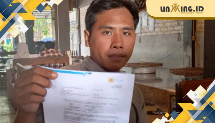 KORBAN: Jailani menunjukkan surat Panggilan 2 yang diterima dari Benny tertanggal 16 April 2025. ( Dok. Redaksi)