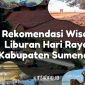 PAMFLET. Potret 5 rekomendasi wisata di Sumenep saat libur lebaran tiba. (Dok. Redaksi Linkking.id)
