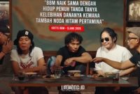TANGKAPAN LAYAR. Potret video klip terbaru single baru Slank berjudul "Jangan Pergi Dulu" sudah dirilis. (Dok. YouTube Musik Slank/Redaksi Linkking.id)