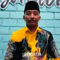 WAWANCARA. Potret Kepala Desa Badur, Atnawi, saat berkunjung ke kantor Linkking. (Dok. Redaksi Linking.id)
