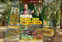 AGENDA: Pamflet Festival Ketupat 2025 dalam rangka memeriahkan hari raya ketupat di Pantai Slopeng. (Dok. Istimewa)