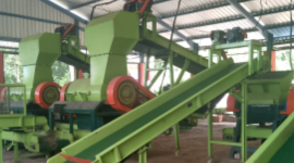 UNIT: Mesin Refuse Derived Fuel (RDF) yang berada di TPA Batuan. (Dok. Redaksi Linkking.id)