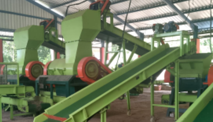 UNIT: Mesin Refuse Derived Fuel (RDF) yang berada di TPA Batuan. (Dok. Redaksi Linkking.id)