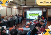 RAPAT: Suasana agenda Konsultasi Ranwal RJPMD Kabupaten Sumenep Periode 2025 – 2029 di Surabaya pada Kamis. (24/04)