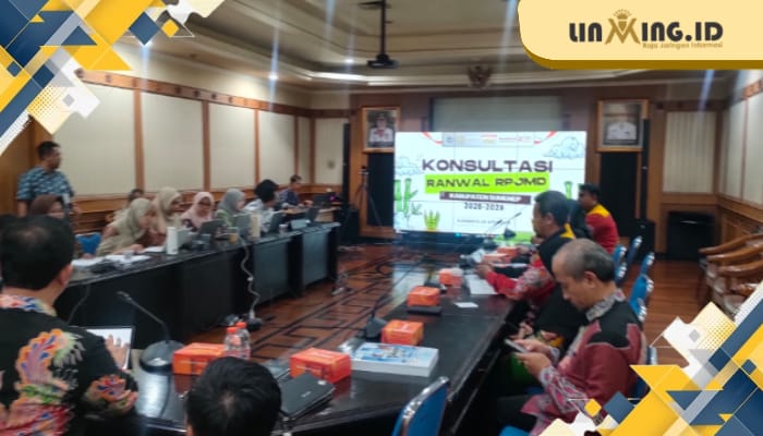 RAPAT: Suasana agenda Konsultasi Ranwal RJPMD Kabupaten Sumenep Periode 2025 – 2029 di Surabaya pada Kamis. (24/04)