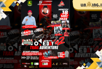 PAMFLET: Selebaran Adventure Trail 2025 di Pantai Badur (istimewa)