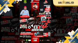 PAMFLET: Selebaran Adventure Trail 2025 di Pantai Badur (istimewa)