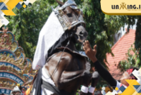 ANTRAKSI: Penampipan antraksi salah satu kuda dalam gelaran festival jaran serek Sumenep 2025. (Dok. Istimewa)