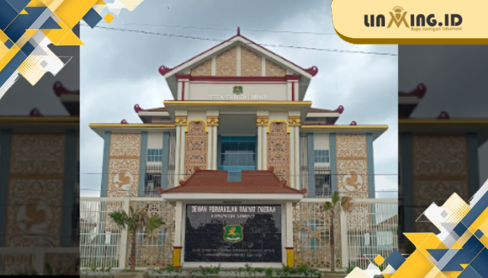 MEGAH: Potret gedung kantor DPRD Kabupaten Sumenep yang baru. ( Dok. Redaksi)