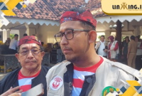 WAWANCARA: Bupati Sumenep, Ach. Fauzi Wongsojudo bersama wabup saat ditemui di Pendopo Sumenep.