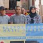 SIMBOLIS. Manajemen PT Empat Sekawan Mulia bersama Bea Cukai Madura melepas ekspor perdana rokok King Bravo ke Filipina, Rabu (9/7/2025). (dok. Istimewa/Redaksi Linkking.id)